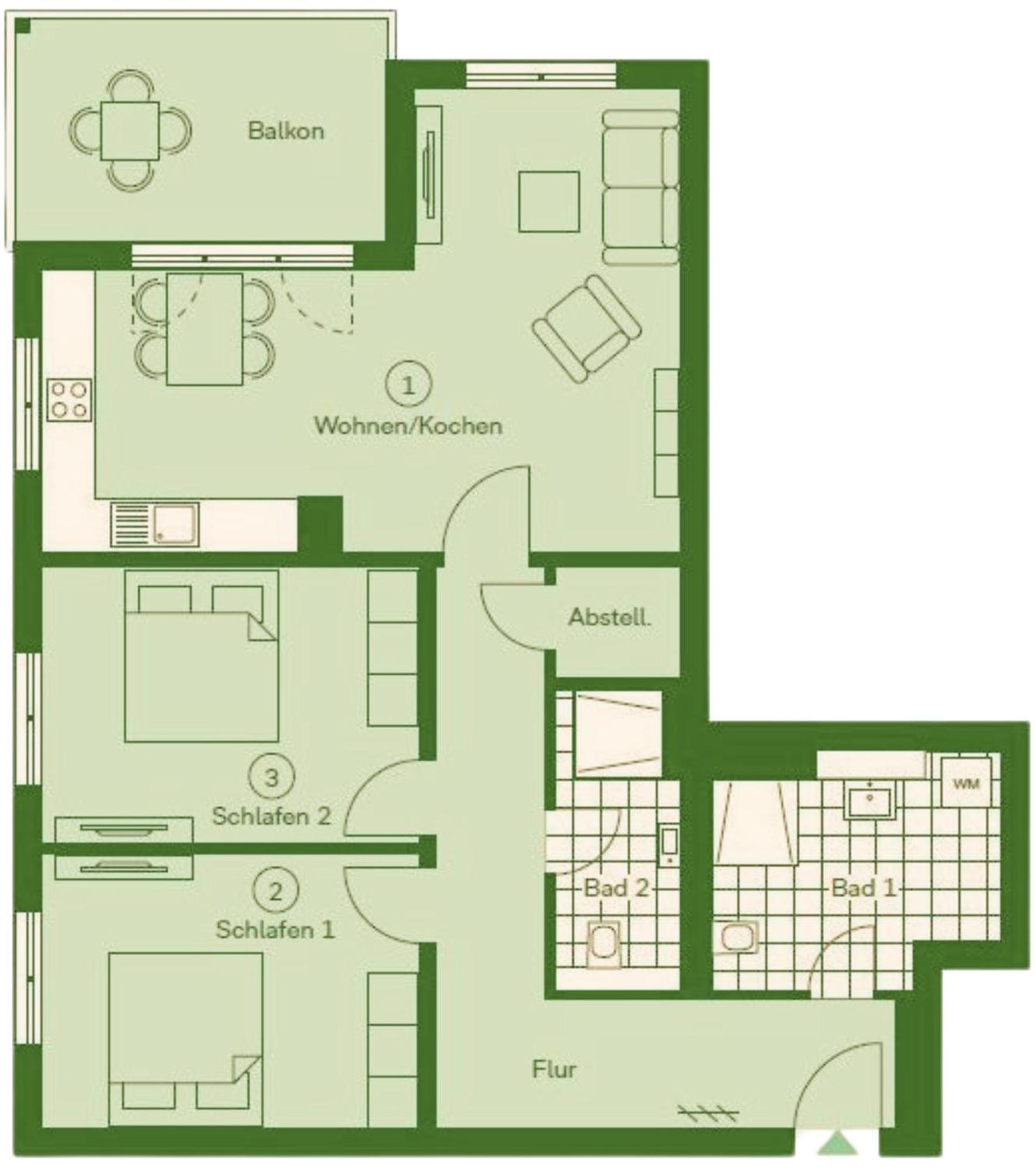 Garz  Apartment "Usedomer Luft" מראה חיצוני תמונה